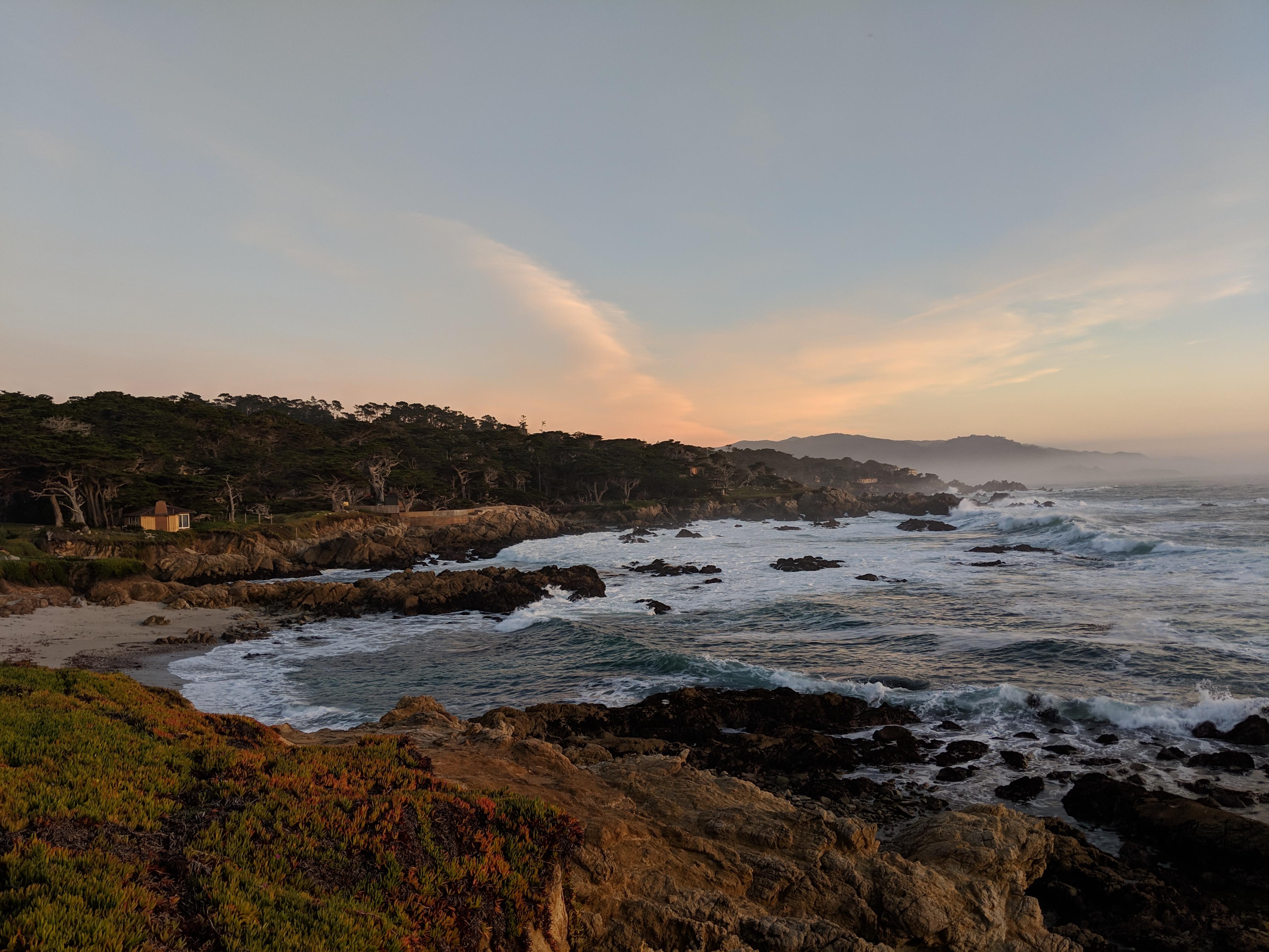 California in the winter.